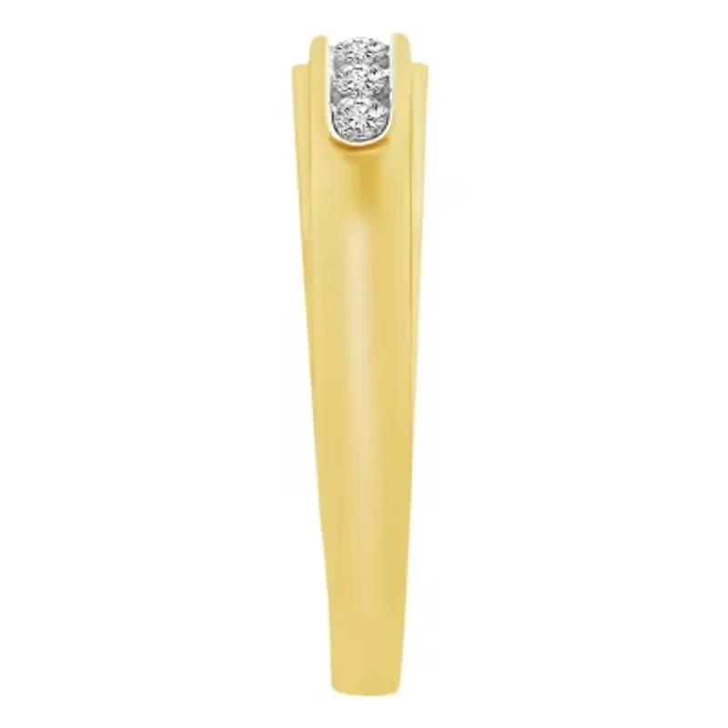 1/6ct. t.w. Diamond Men's Band in 10K Yellow Gold