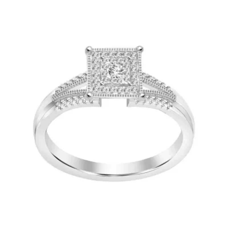1/5ct. t.w. Diamond Baby Bridal Set in 10K White Gold