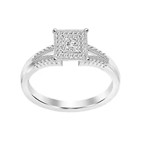 1/5ct. t.w. Diamond Baby Bridal Set in 10K White Gold