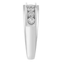 4ct. t.w. Diamond Men's Band in 10K White Gold