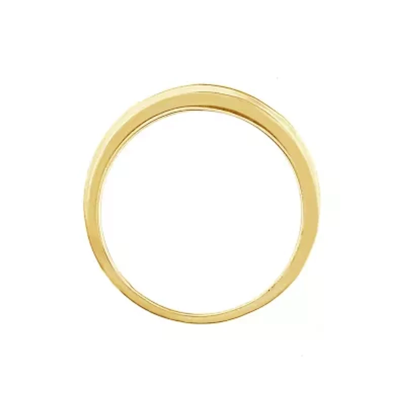 3/4ct. t.w. Diamond Men's Band in 10K Yellow Gold