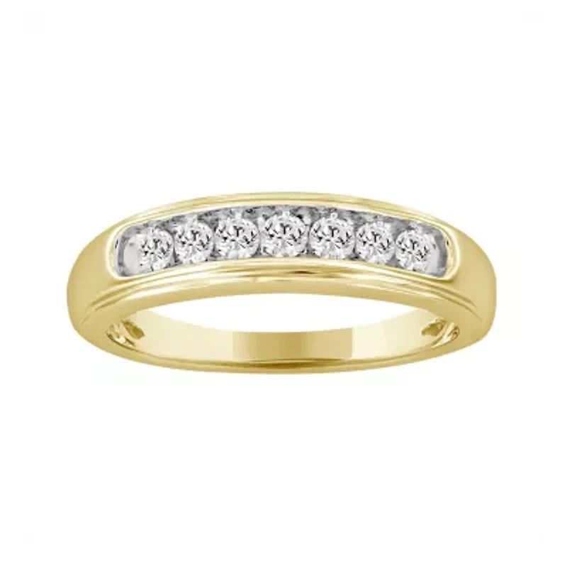 4ct. t.w. Diamond Men's Band in 10K Yellow Gold