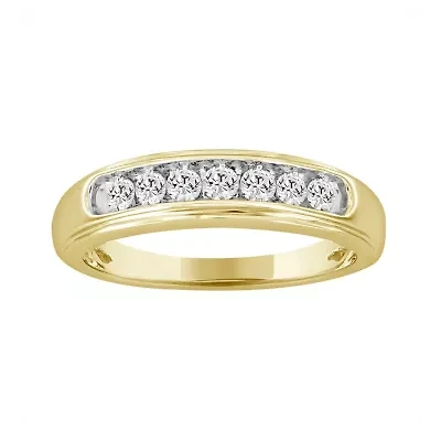 4ct. t.w. Diamond Men's Band in 10K Yellow Gold