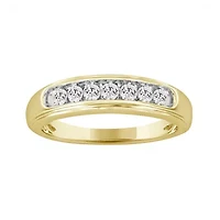 4ct. t.w. Diamond Men's Band in 10K Yellow Gold