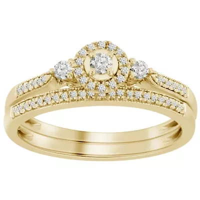 1/4ct. t.w. Diamond Baby Bridal Set in 10K Yellow Gold