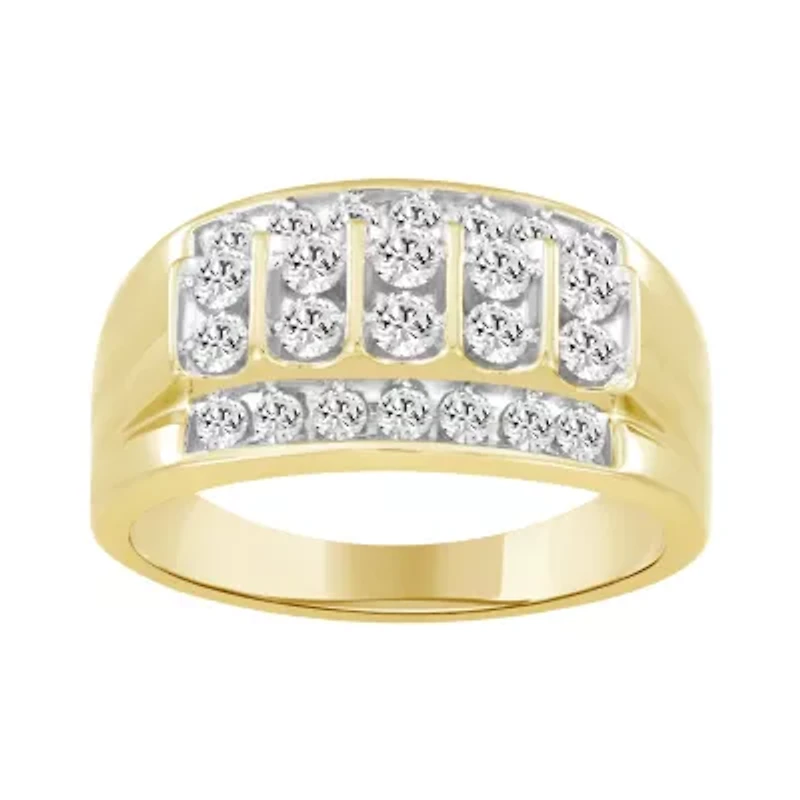 1ct. t.w. Diamond Men's Ring in 10K Yellow Gold