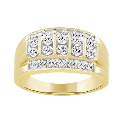1ct. t.w. Diamond Men's Ring in 10K Yellow Gold