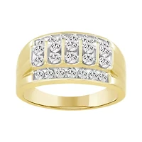 1ct. t.w. Diamond Men's Ring in 10K Yellow Gold