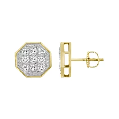 1/20ct. t.w. Diamond Stud Earring in 10K Yellow Gold