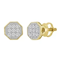 1/20ct. t.w. Diamond Stud Earring in 10K Yellow Gold