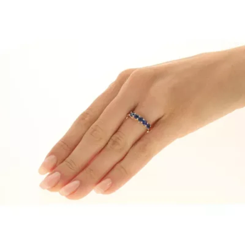 Blue Sapphire Ring 14K Yellow Gold