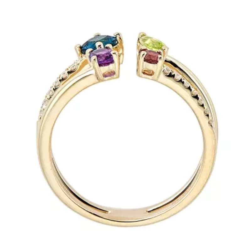 BLUE TOPAZ Ring 10K YELLOW GOLD