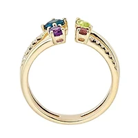 BLUE TOPAZ Ring 10K YELLOW GOLD