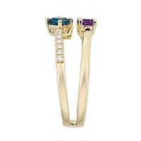 BLUE TOPAZ Ring 10K YELLOW GOLD