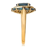 BLUE TOPAZ Ring 10K YELLOW GOLD