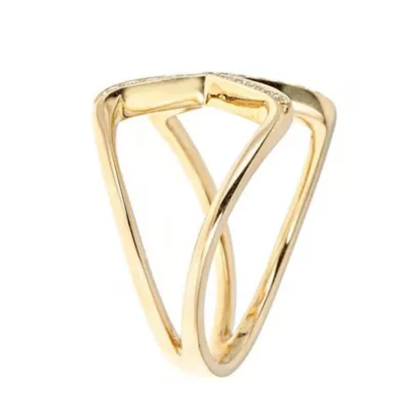 DIAMOND Ring 10K YELLOW GOLD
