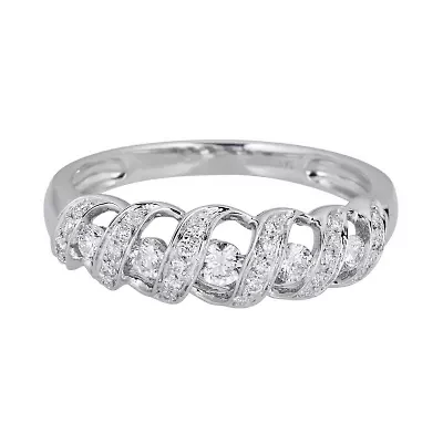 DIAMOND Ring 10K WHITE GOLD
