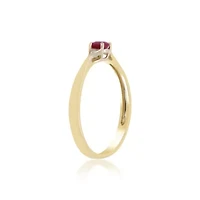 RUBY Ring 10K YELLOW GOLD