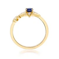 SAPPHIRE Ring 10K YELLOW GOLD