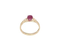 RUBY Ring 10K YELLOW GOLD