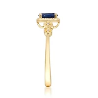 SAPPHIRE Ring 10K YELLOW GOLD