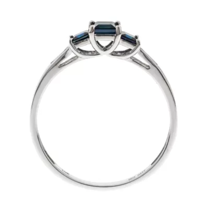 SAPPHIRE Ring 10K WHITE GOLD