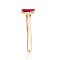 RUBY Ring 10K YELLOW GOLD