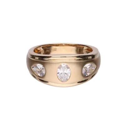 LAB Created GROWN DIAMOND Ring 14K YELLOW GOLD