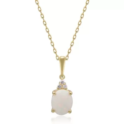 OPAL Pendant in 10K ROSE GOLD