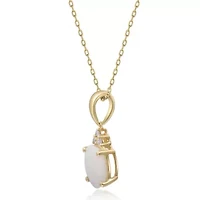OPAL Pendant in 10K ROSE GOLD