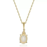 OPAL Pendant in 10K ROSE GOLD