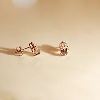 MORGANITE Earrings in 10K ROSE GOLD