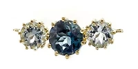 BLUE TOPAZ Bracelet in 10K YELLOW GOLD