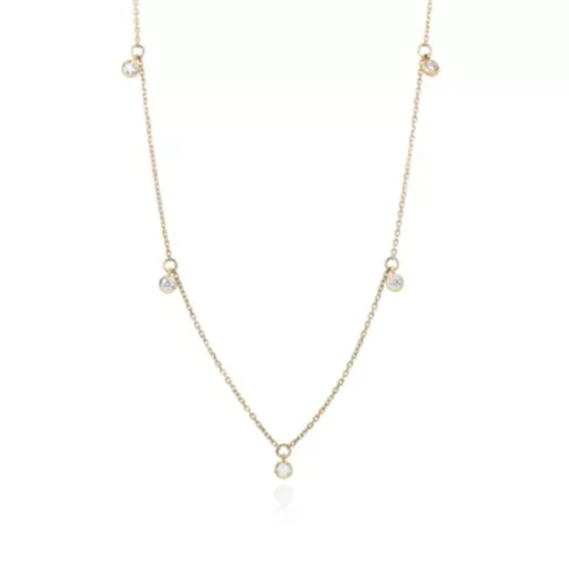 DIAMOND Necklace in 10K YELLOW GOLD