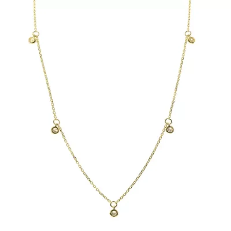 DIAMOND Necklace in 10K YELLOW GOLD