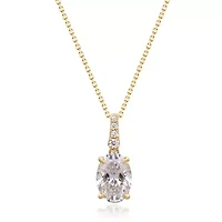 Lab Created LAB GROWN DIAMOND Pendant in 14K YELLOW GOLD