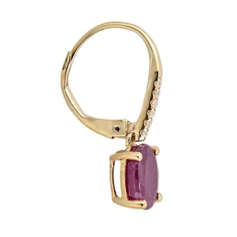 RUBY Necklace in 14K YELLOW GOLD