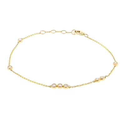 DIAMOND Bracelet in 10K YELLOW GOLD