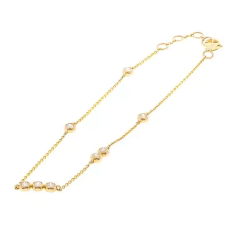 DIAMOND Bracelet in 10K YELLOW GOLD