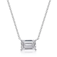 Lab Created LAB GROWN DIAMOND Necklace in 14K WHITE GOLD