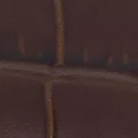 Brown Strap Blue Dial Watch 