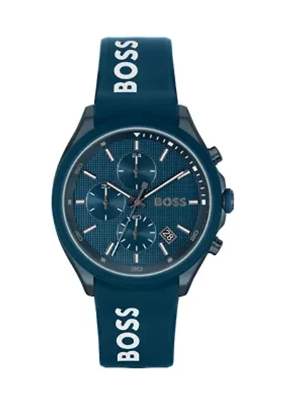 Velocity Blue Strap and Dial Watch