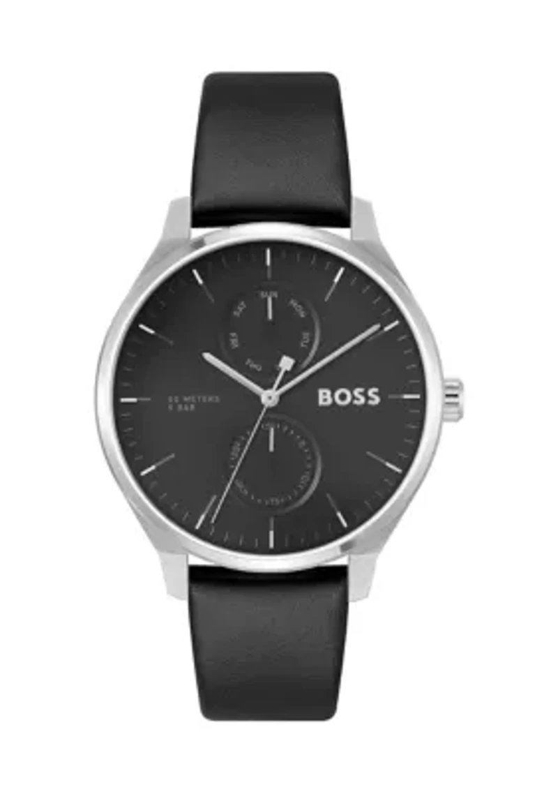 Tyler Black Strap Watch