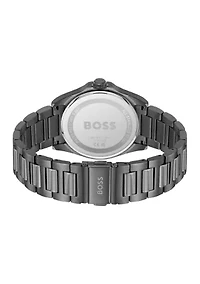 Strike Black Bracelet Blue Dial Watch
