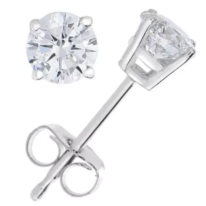 Lab Created 1.50 ct. t.w. Grown Diamond Stud Earrings 14K White Gold