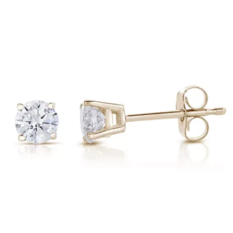 Lab Created 1 ct. t.w. Grown Diamond Stud Earrings 14K White Gold