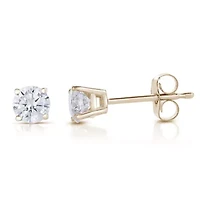 Lab Created 1 ct. t.w. Grown Diamond Stud Earrings 14K White Gold