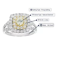 ct. t.w. Diamond Bridal Set 14K Yellow Gold