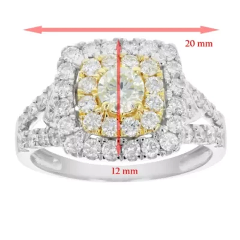 ct. t.w. Diamond Bridal Set 14K Yellow Gold