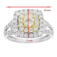 ct. t.w. Diamond Bridal Set 14K Yellow Gold